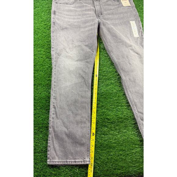 Levi Strauss Signature Slim Jeans Mens 40x30 Gray Denim Stretch Flex Comfort New - Picture 6 of 9